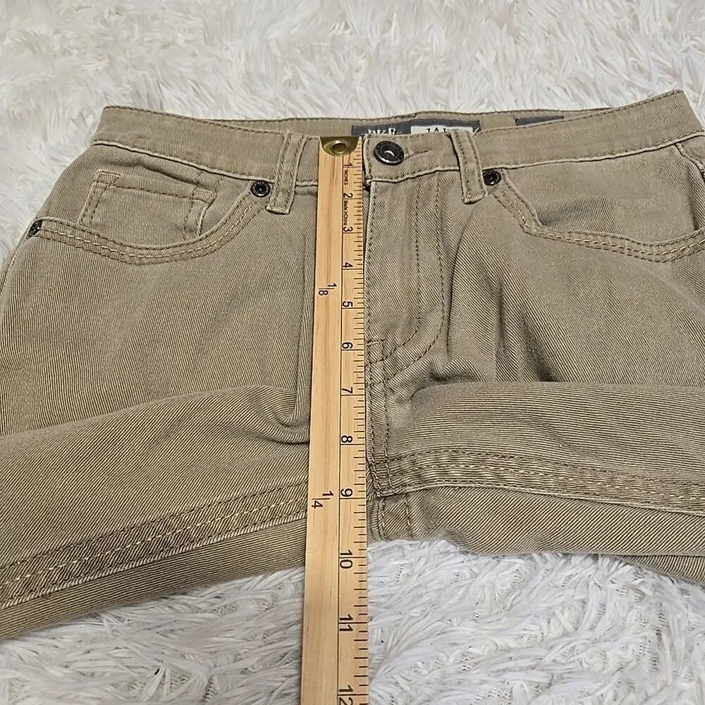BKE Jake Jeans Mens 29R (Fits 30x30.5) Khaki Denim Straight Leg Buckle Casuals